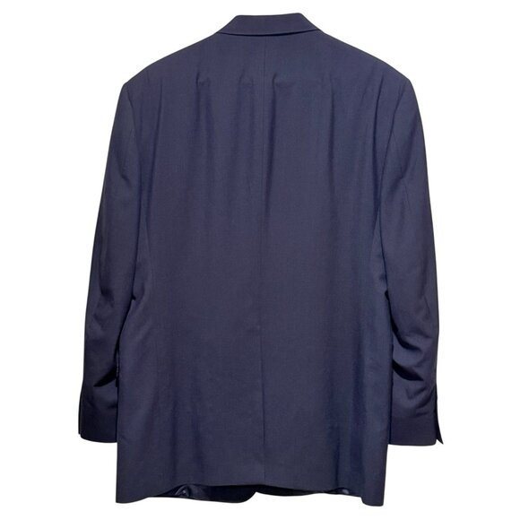 Hart Schaffner Marx Blazer Plaid Wool Blend Two Button Suit Jacket USA Mens 42R - Picture 3 of 14